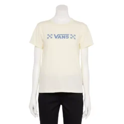 Juniors' Vans Logo Short Sleeve Tee