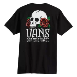 Men's Vans Skull & Roses Tee -Vans Shop 5512859 ALT2