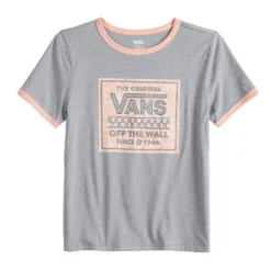 Juniors' Vans "Off The Wall" Logo Graphic Tee -Vans Shop 5548920 ALT5