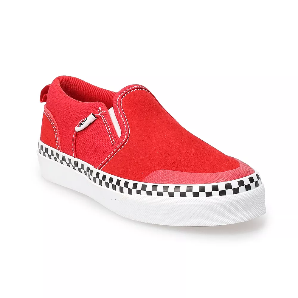 Vans® Asher DW Boys' Slip-On Sneakers 1 Vans® Asher DW Boys' Slip-On Sneakers