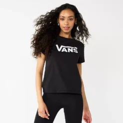 Juniors' Vans Drop Logo Graphic Tee