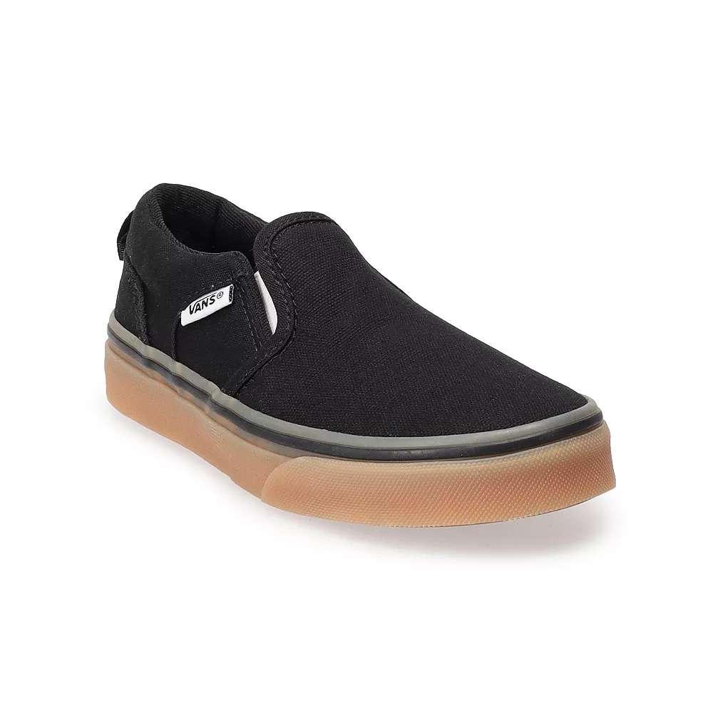 Vans® Asher Boys' Slip-On Shoes 1 Vans® Asher Boys' Slip-On Shoes